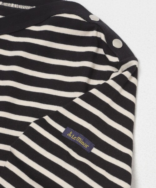 URBAN RESEARCH(アーバンリサーチ)の「『別注』LE MINOR×URBAN RESEARCH ボーダーカットソー(Tシャツ/カットソー・レディース・NoirEcru/MarineEc・-)」の12枚目の写真