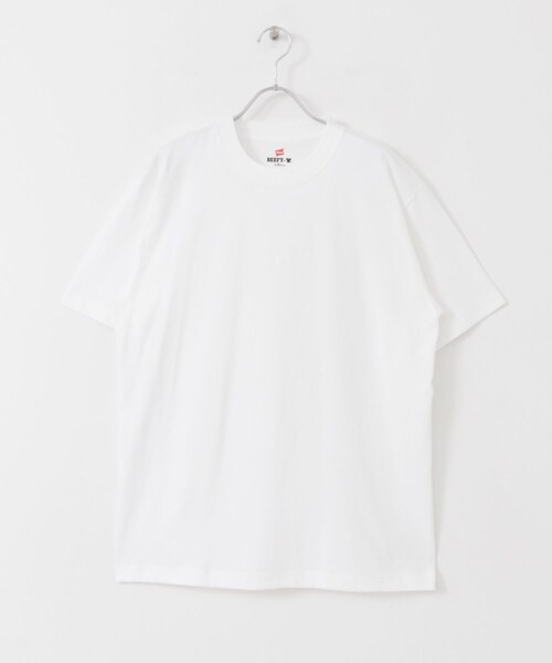 SENSE OF PLACE by URBAN RESEARCH（センスオブプレイスバイアーバンリサーチ）の「Hanes　BEEFY T-SHIRTS 1P（Tシャツ/カットソー・メンズ・WHITE/BLACK/D.PURPLE/D.GREEN・M/L/XL）」の10枚目の写真