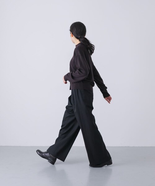 かぐれ（カグレ）の「ウールポロニットカーディガン（カーディガン/ボレロ・レディース・RED/BROWN/BLACK・Free）」の22枚目の写真