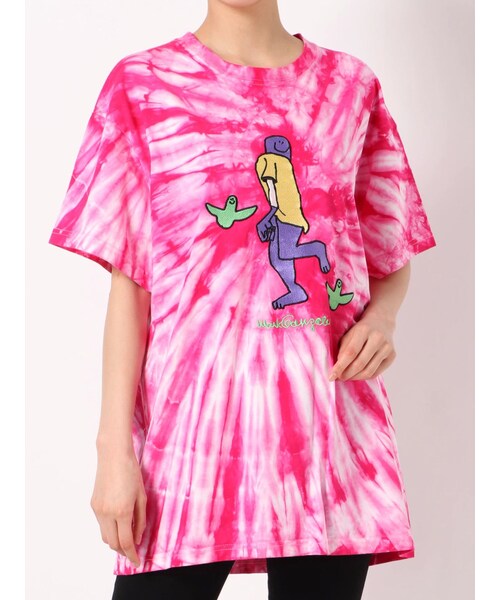 jouetie（ジュエティ）の「Mark Gonzales Tシャツ（Tシャツ/カットソー・レディース・ピンク/オフホワイト/ブラック/ミックス/アイスブルー・M）」の8枚目の写真