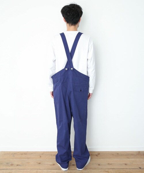 URBAN RESEARCH Sonny Label（アーバンリサーチサニーレーベル）の「ARMY TWILL　LightHerringbone Overall（つなぎ/オールインワン・メンズ・WHITE/NAVY・M/L）」の11枚目の写真