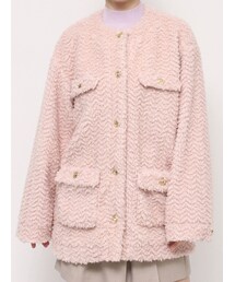 dazzlin | ボアフレンチブルゾン(ブルゾン)