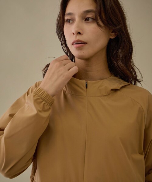 ROPE'（ロペ）の「【NOIR】【撥水】ナイロン2WAY ウィンドジャケット（パーカー・レディース・ブラック/ベージュ系・L/M/S）」の22枚目の写真