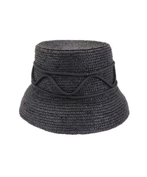 UN3D.（アンスリード）の「WAVE CODE HAT（ハット・レディース・ブラック/ベージュ・F）」の2枚目の写真