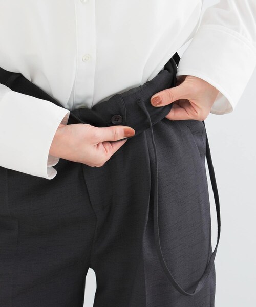 URBAN RESEARCH ROSSO（アーバンリサーチロッソ）の「マルチWAYリネンライクワイドパンツ（その他パンツ・レディース・GREEN/NUTS/CHARCOAL・36/38）」の18枚目の写真