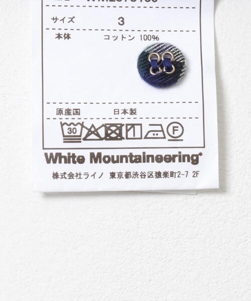 EKAL（エカル）の「WHITE MOUNTAINEERING　GUSSET SLEEVE ELT PKT SHIRTS（シャツ/ブラウス・メンズ・NAVY/BROWN・2/3）」の12枚目の写真