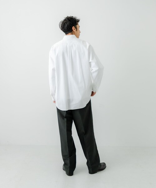 URBAN RESEARCH（アーバンリサーチ）の「『一部WEB限定カラー』THOMAS MASON OVER SHIRTS（シャツ/ブラウス・メンズ・WHITE/ROYAL/BROWN/BLACK/BLUE ST/S.GREEN・S/M/L/XL）」の18枚目の写真