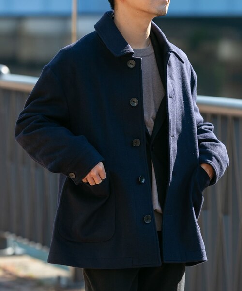 URBAN RESEARCH ROSSO(アーバンリサーチロッソ)の「スーパー100 シングルPコート(その他アウター・メンズ・CHARCOAL/NAVY/BLACK・M/L)」の3枚目の写真