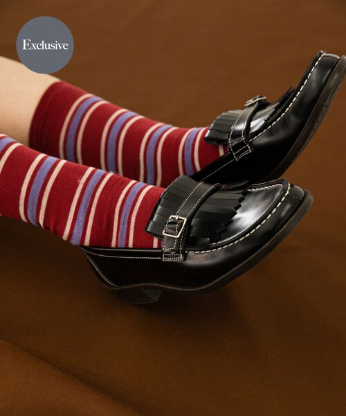 URBAN RESEARCH DOORS（アーバンリサーチドアーズ）の「『別注』HARUTA×DOORS　キルトローファー（ローファー・レディース・BLACK・23/23.5/24/24.5）」の17枚目の写真