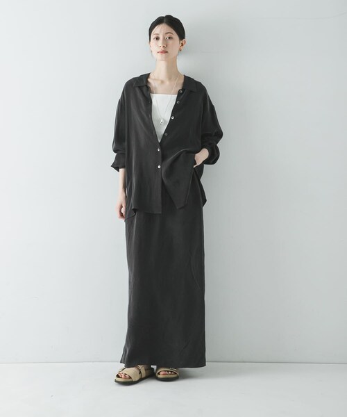 URBAN RESEARCH(アーバンリサーチ)の「スクエアネックタンクトップ(タンクトップ・レディース・WHITE/BLACK/BROWN・Free)」の9枚目の写真