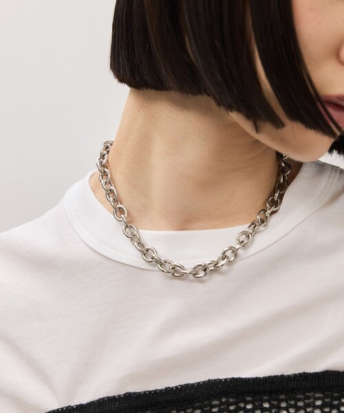 ADAM ET ROPE'(アダムエロペ)の「ボリュームチェーンネックレス(ネックレス・レディース・ゴールド/シルバー・F)」の15枚目の写真