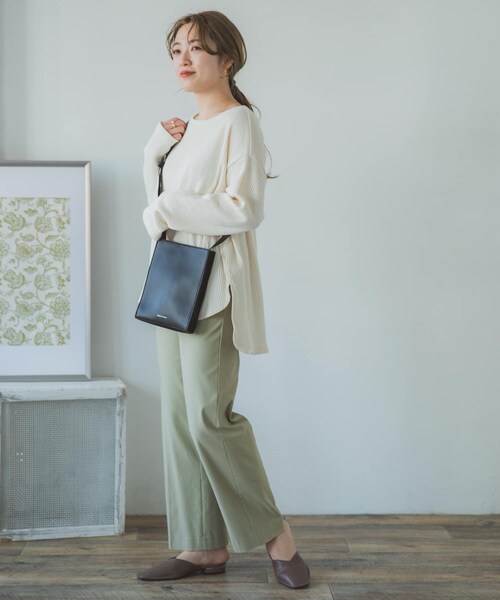 ITEMS URBANRESEARCH(アイテムズ アーバンリサーチ)の「ボックスショルダーバッグ(ショルダーバッグ・レディース・OFF/GRY/BLK・-)」の20枚目の写真