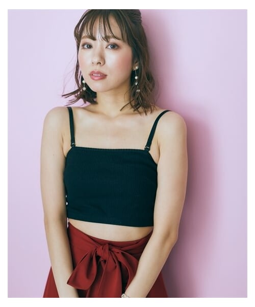 nissen（ニッセン）の「大きいサイズ  チューブトップ　marun（キャミソール・レディース・オフホワイト/黒・L/LL/3L/4L/5L/6L/8L/10L）」の16枚目の写真