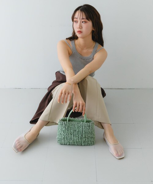 RODE SKO（ロデスコ）の「フラワーレースバッグ（ショルダーバッグ・レディース・GRAY/MINT/PINK・one）」の18枚目の写真