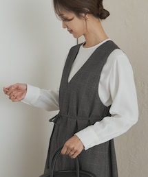 URBAN RESEARCH DOORS | 『静電気防止/毛玉防止』ジョーゼットクルーネックブラウス(シャツ/ブラウス)