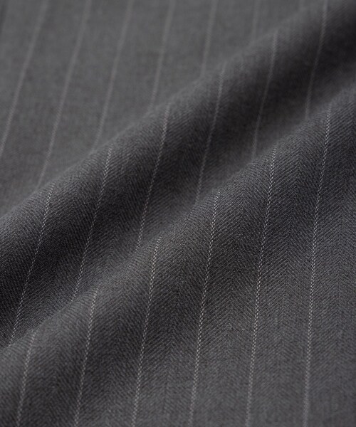 Saturdays NYC(サタデーズ ニューヨークシティ )の「George Herringbone Stripe Two Tuck Pant(その他パンツ・レディース・ブラック/グレー・L/M/S/XL)」の15枚目の写真