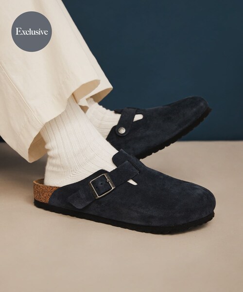 URBAN RESEARCH DOORS（アーバンリサーチドアーズ）の「『35サイズ/WEB限定』BIRKENSTOCK　Exclusive Boston(Narrow)（サンダル・レディース・New Navy・35/36/37/38）」の8枚目の写真