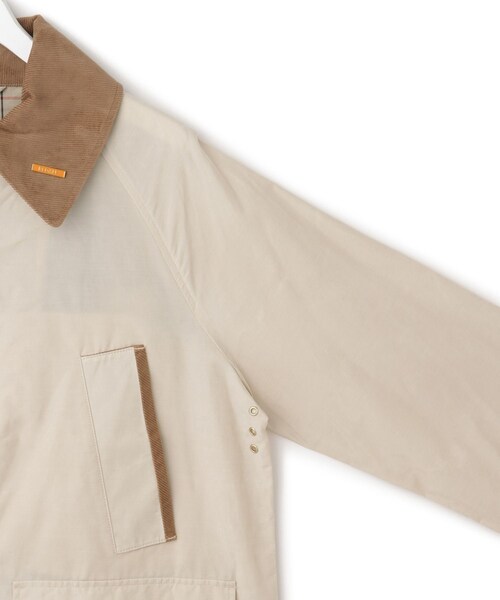ADAM ET ROPE'(アダムエロペ)の「【Barbour(バブアー)】ICONS BEDALE SHOWERPROOF JACKET(その他アウター・レディース・ベージュ/ネイビー・10/8)」の8枚目の写真