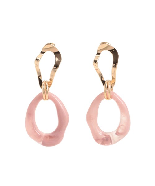 EVRIS（エヴリス）の「COLOR SHELL ピアス（ピアス（両耳用）・レディース・グレー/ピンク・F）」の20枚目の写真