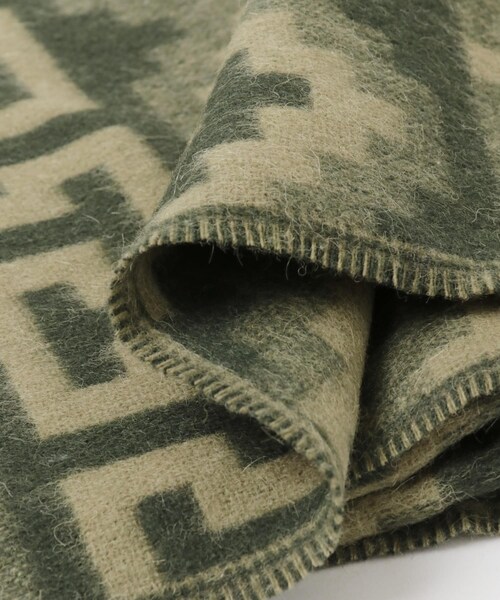 URBAN RESEARCH（アーバンリサーチ）の「THE INOUE BROTHERS　Blanket Pattern（ストール/ショール・メンズ・Beige/Green・one）」の8枚目の写真