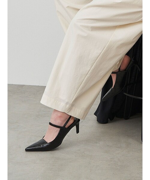 ELENDEEK（エレンディーク）の「POINTED TOE MULE（サンダル・レディース・ブラック/シルバー/ゴールド/ミックス・37/38）」の11枚目の写真