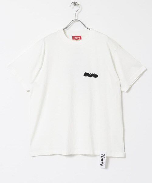 THE GOODLAND MARKET（ザグッドランドマーケット）の「That’s　RE the Tee No plan B（Tシャツ/カットソー・メンズ・WH/BK・M/L/XL）」の4枚目の写真