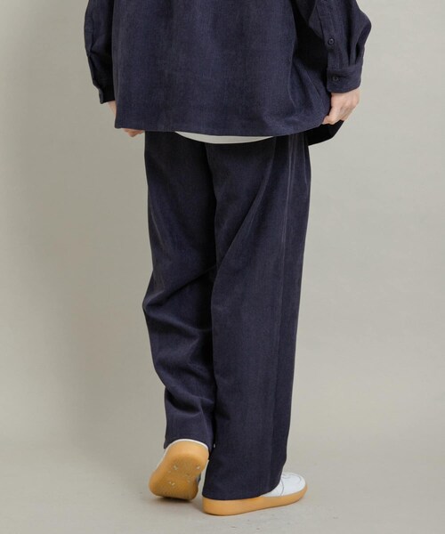 SENSE OF PLACE by URBAN RESEARCH（センスオブプレイスバイアーバンリサーチ）の「ブロックコーデュロイワイドスラックス（その他パンツ・メンズ・KHAKI/NAVY/BROWN・M/L）」の9枚目の写真