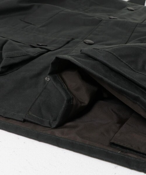 URBAN RESEARCH DOORS（アーバンリサーチドアーズ）の「Barbour　OS BEDALE WAX JACKET（テーラードジャケット・メンズ・SAGE/BLACK・36/38/40）」の14枚目の写真