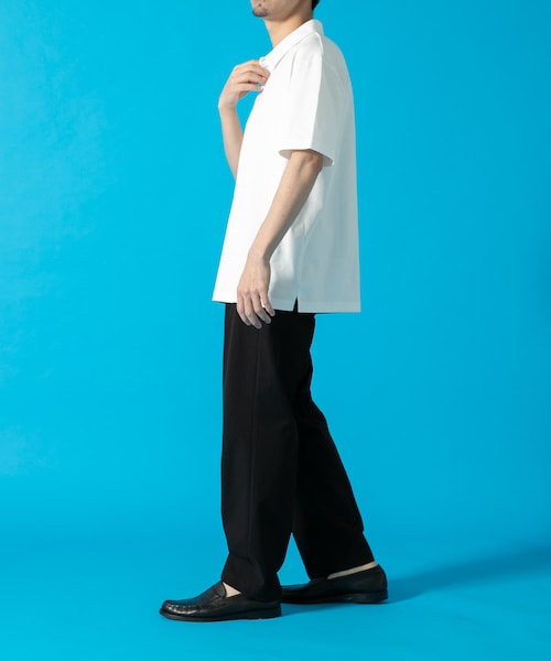 URBAN RESEARCH ROSSO（アーバンリサーチロッソ）の「『XLサイズあり』『UR TECH』防汚加工リラックス半袖ポロシャツ（ポロシャツ・メンズ・WHITE/BLACK/NAVY/LIGHT GRAY・S/M/L/XL）」の16枚目の写真