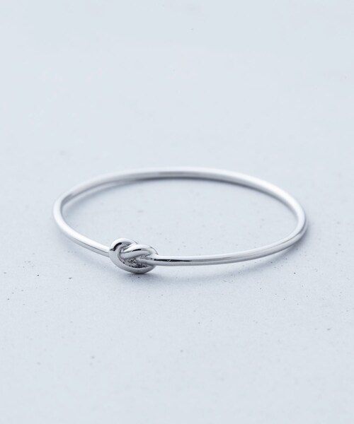ROPE'(ロペ)の「【Lulu】R(ロペ アール)PT ノットモチーフナローリング(リング・レディース・シルバー系・11/13)」の11枚目の写真