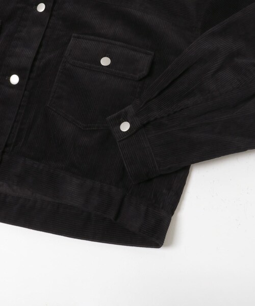 ITEMS URBANRESEARCH（アイテムズ アーバンリサーチ）の「コーデュロイジャケット（テーラードジャケット・レディース・BLK/BEG/CHERRY・FREE）」の11枚目の写真