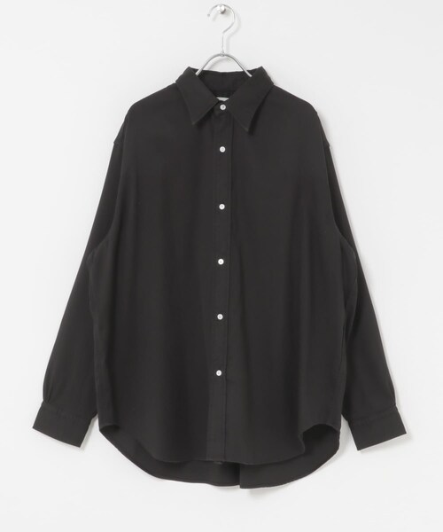 URBAN RESEARCH(アーバンリサーチ)の「A PRESSE Double Weave Twill Regular Collar Shirt(シャツ/ブラウス・メンズ・BLACK/ECRU/BURGUNDY/BEIGE・2/3/4)」の2枚目の写真