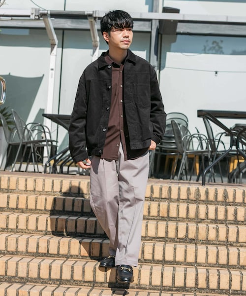 URBAN RESEARCH ROSSO（アーバンリサーチロッソ）の「『XLサイズあり』リラックスコーデュロイブルゾン（ブルゾン・メンズ・KHAKI/MOCHA/BLACK・M/L/XL）」の6枚目の写真