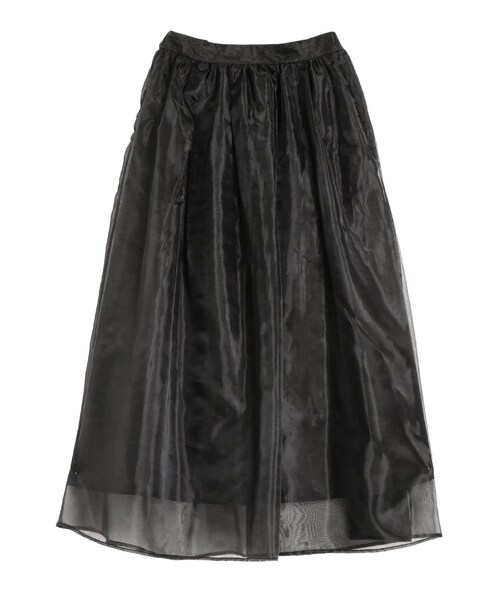 ELENDEEK / 美品 / ORGANZA TUCK VOLUME SK ORGANZA TUCK VOLUME SK | ELENDEEK/エレン