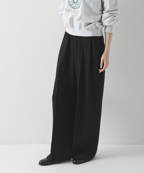 URBAN RESEARCH(アーバンリサーチ)の「ダブルクロスキュプライージーパンツ(その他パンツ・レディース・CHARCOAL/BLACK/YEL BEIGE・36/38)」の4枚目の写真