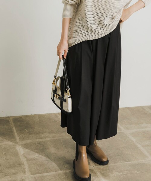 コットンナイロンボリュームスカート2