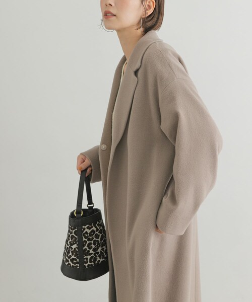 URBAN RESEARCH ROSSO（アーバンリサーチロッソ）の「F by ROSSO　サーモライトチェスターコート（チェスターコート・レディース・BROWN/GREIGE/BLACK・FREE）」の18枚目の写真