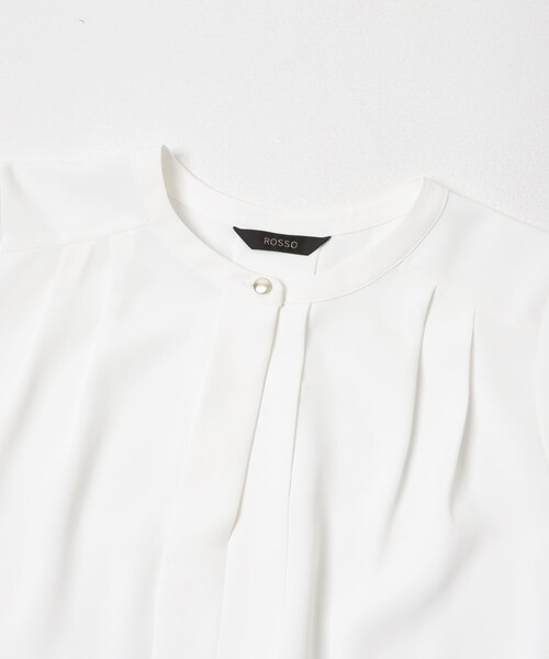 URBAN RESEARCH ROSSO（アーバンリサーチロッソ）の「2WAYウォッシャブルフレアスリーブ ブラウス（シャツ/ブラウス・レディース・OFF WHITE/DARK BLUE/BLACK・Free）」の6枚目の写真