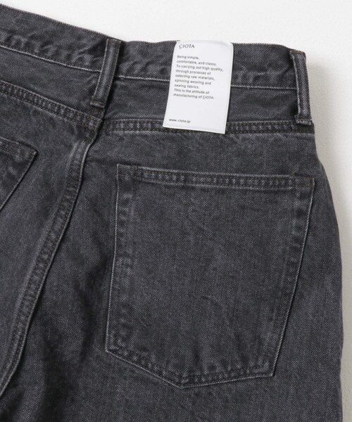 URBAN RESEARCH（アーバンリサーチ）の「CIOTA　High-rise 5 Pocket Pants（デニムパンツ・レディース・M BLK・26/28）」の6枚目の写真