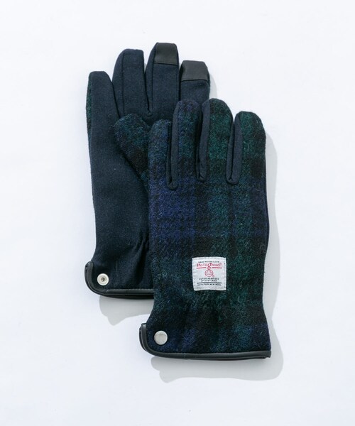 URBAN RESEARCH Sonny Label（アーバンリサーチサニーレーベル）の「HARRIS TWEEDグローブ（ベルト・メンズ・チャコール/ネイビー/ブラウン・One）」の3枚目の写真