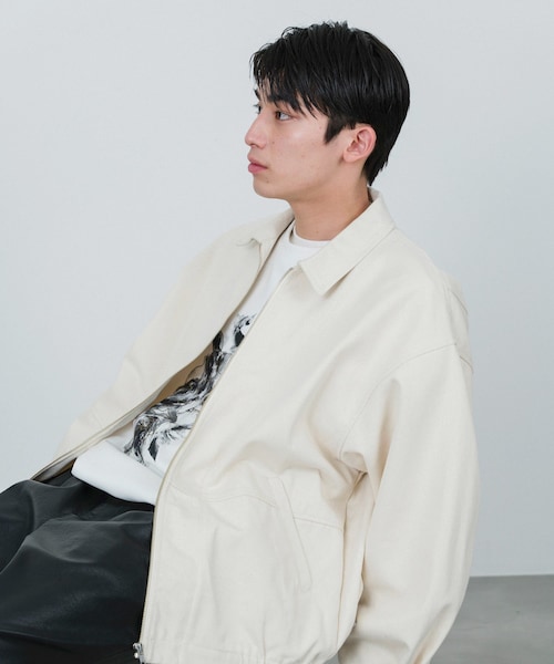 JUNRED(ジュンレッド)の「j.n.r.d / ルーズジップデニムブルゾン(デニムジャケット・メンズ・キナリ/ネイビー・L/M)」の8枚目の写真