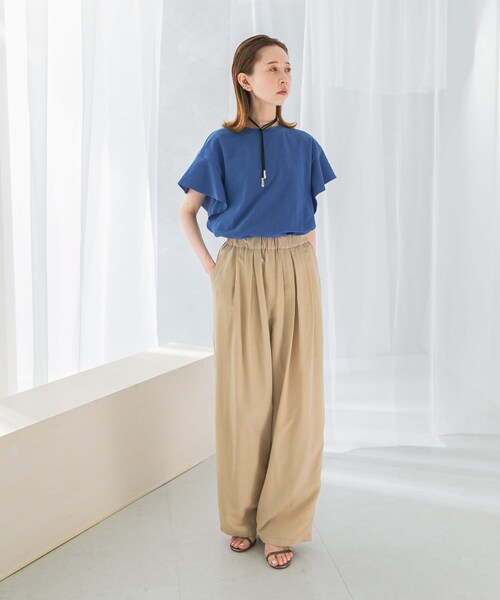 URBAN RESEARCH ROSSO（アーバンリサーチロッソ）の「UVカットフレアスリーブカットソー（Tシャツ/カットソー・レディース・black/white/blue・FREE）」の20枚目の写真