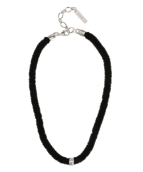 EMODA（エモダ）の「FAKE FUR STRING NC（ネックレス・レディース・ブラック/ブラウン・F）」の4枚目の写真