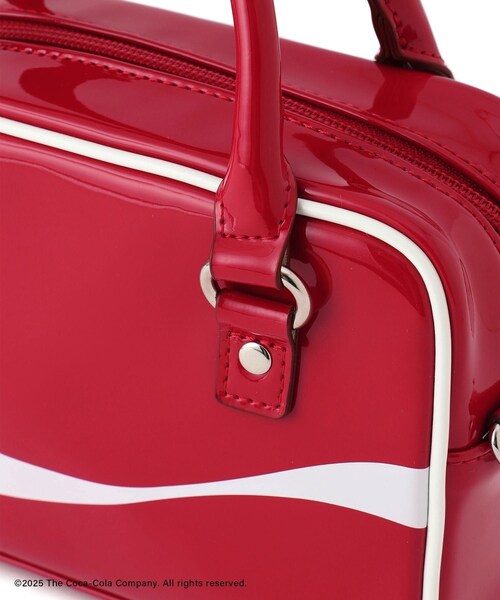 ROPE' PICNIC(ロペピクニック)の「【Coca-Cola】2WAYエナメルミニボストンバッグ(ボストンバッグ・レディース・ライトグリーン/レッド・F)」の12枚目の写真