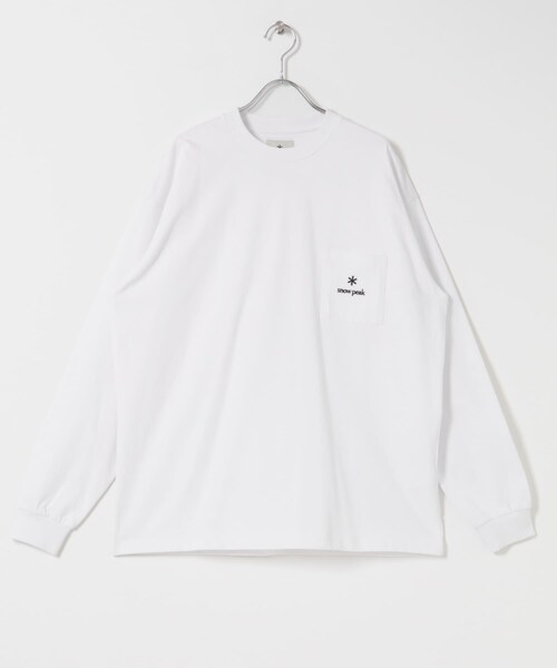 URBAN RESEARCH DOORS(アーバンリサーチドアーズ)の「『別注』Snow Peak Apparel×DOORS POCKET LOGO LONG-SLEEVE T-SHIRTS(Tシャツ/カットソー・メンズ・WHITE/BLUEGRAY/FOLIAGE/CHARCOAL・M/L/XL)」の16枚目の写真