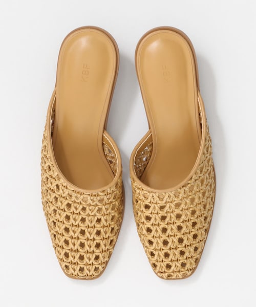 KBF（ケイビーエフ）の「メッシュミュール∴（サンダル・レディース・WHITE/ASH BROWN/BLACK・36/37/38）」の14枚目の写真