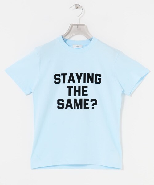 URBAN RESEARCH（アーバンリサーチ）の「Teya　Flock Letter T-shirts（Tシャツ/カットソー・レディース・SAX/RED/BROWN・S/L）」の21枚目の写真