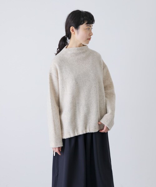 かぐれ（カグレ）の「Boa pullover（Tシャツ/カットソー・レディース・BEIGE/CHARCOAL・FREE）」の20枚目の写真