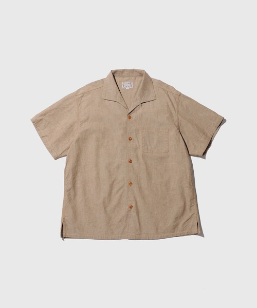 ADAM ET ROPE'(アダムエロペ)の「【MISTER FREEDOM×SUGAR CANE】6oz BEIGE CHAMBRAY WATERTOWN SHIRT(シャツ/ブラウス・メンズ・ベージュ・L/XL)」の2枚目の写真