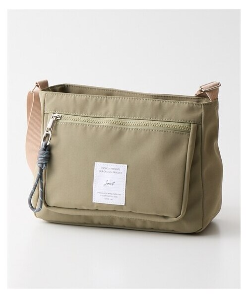 nissen（ニッセン）の「ロープ風チャーム付きスクエアショルダーバッグ（ショルダーバッグ・メンズ・ブラック/ライトベージュ/ブルー/ライトカーキ・Y）」の3枚目の写真